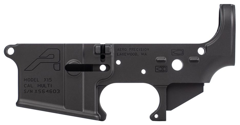 AERO AR15 STRIPPED LOWER RECEIVER GEN2 BLK - Sale